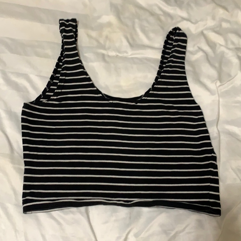 Forever 21 cropped striped tank